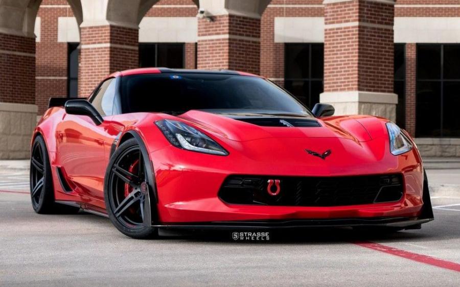 Chevrolat Corvette Z06 on Strasse Wheels '2019